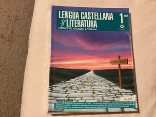 Lengua castellana y literatura, 1 BACH.