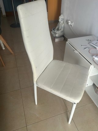 4 Sillas Comedor Blancas