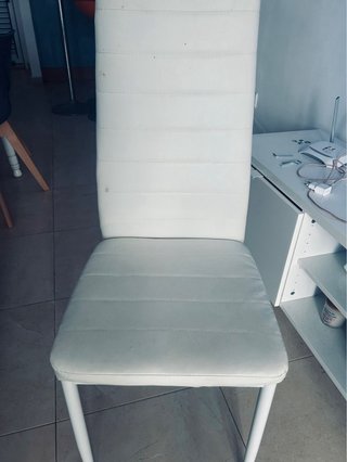 4 Sillas Comedor Blancas