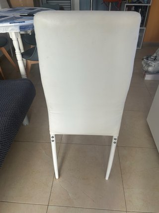 4 Sillas Comedor Blancas