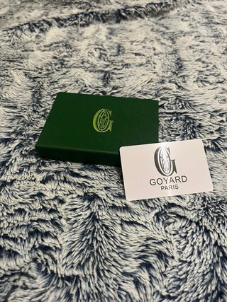 Porta carte Goyard verde