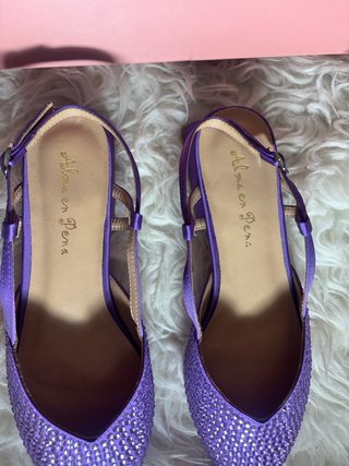 Zapatos Alma en Pena Morados Brillantes