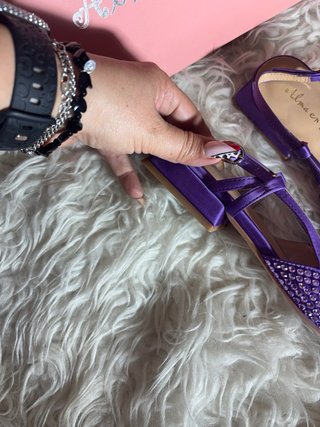 Zapatos Alma en Pena Morados Brillantes