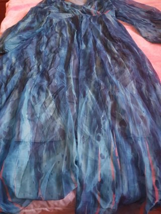 Vestido estampado multicolor talla única