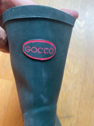 Botas de agua Gocco verdes talla 34