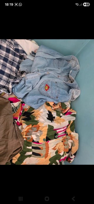 Lote de chaquetas vaqueras y estampadas