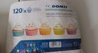 Pack 420 moldes cupcakes Domti
