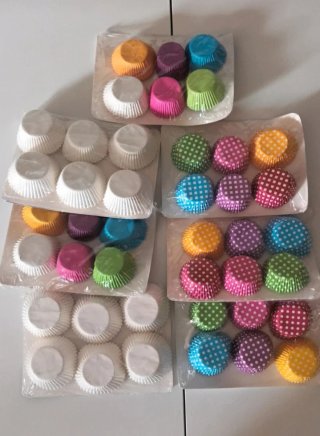 Pack 420 moldes cupcakes Domti