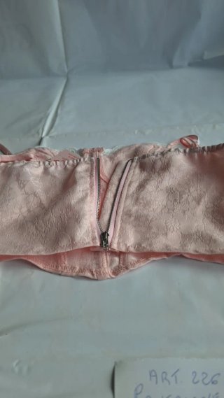 Top corsetto pizzo SHEIN MOD rosa taglia unica