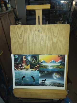Caja de pintura Atril