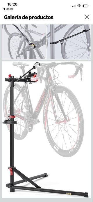 Caballete Taller Bicicleta Plegable