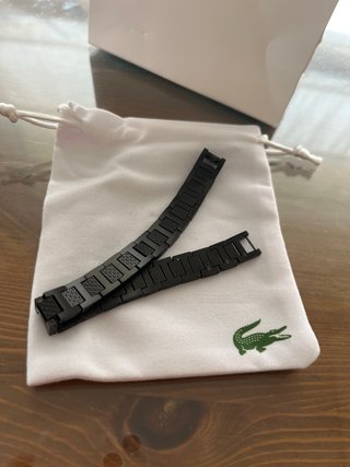 Pulsera Lacoste Negra