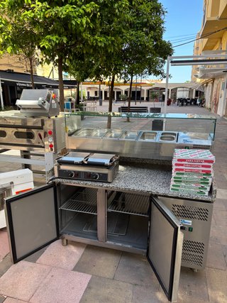Material completo para pizzería / snack / restaura