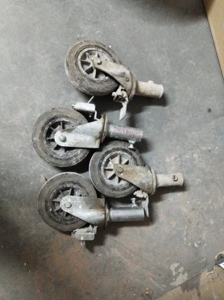 Ruedas de andamio (4 unidades)