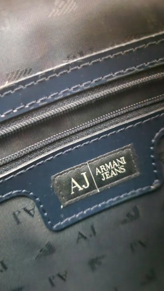 Bolso Armani azul original