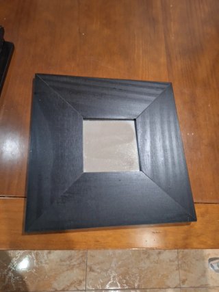 Espejo de madera negro Ikea