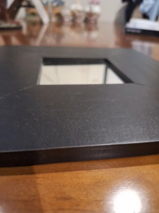 Espejo de madera negro Ikea