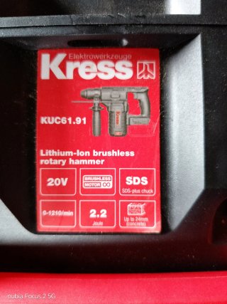 Martillo Kress Brushless Motor 20V