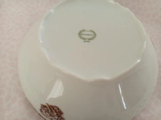 Vajilla Bidasoa Carlos IV Porcelana