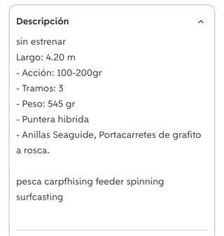 Caña de Pesca Vertix Sky Surfer LC MT 420