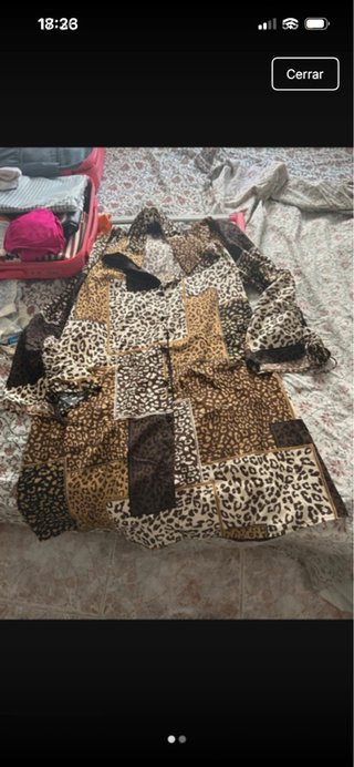 Vestido/Blusa Mujer XL Estampado Animal