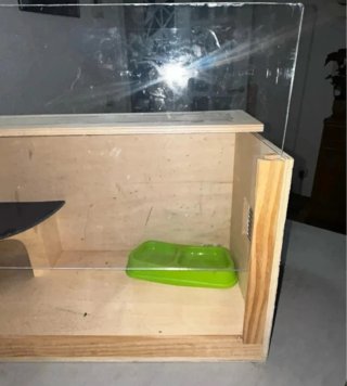 Jaula de madera para hámster