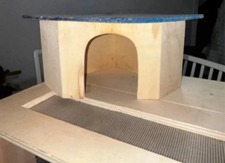 Jaula de madera para hámster