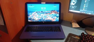 Portátil HP Plata/Morado