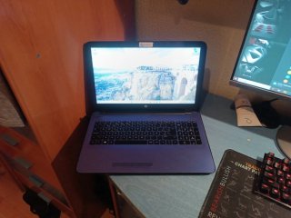 Portátil HP Plata/Morado