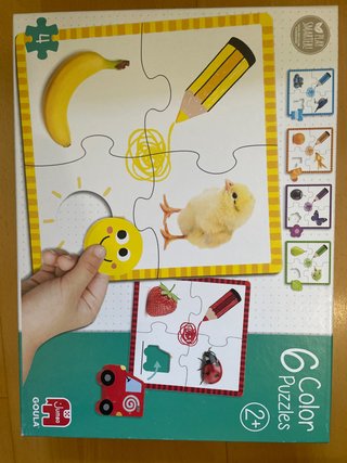 Puzzles Goula 6 Color Puzzles 2+