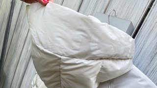 Piumino Woolrich bianco taglia S da donna