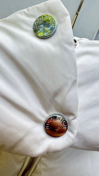 Piumino Woolrich bianco taglia S da donna