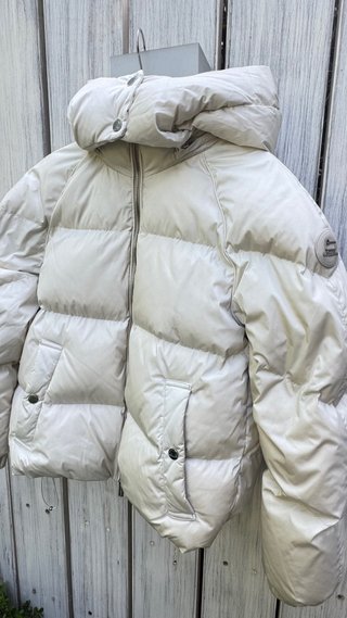 Piumino Woolrich bianco taglia S da donna
