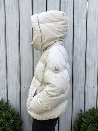 Piumino Woolrich bianco taglia S da donna