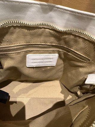 Bolso Gloria Ortiz Blanco Tachuelas