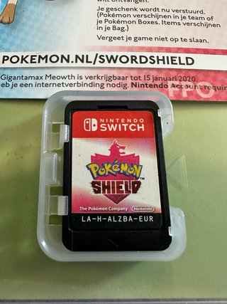 Pokémon Shield Nintendo Switch Caixa