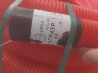 Tubo corrugado rojo 63mm