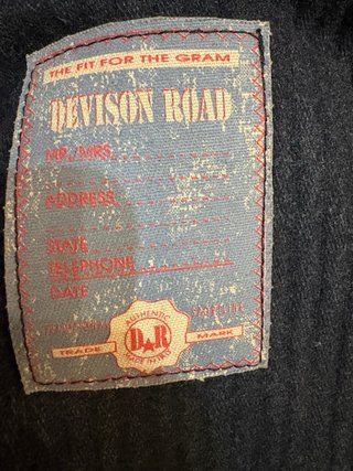 Icona Giacca Vera Pelle brand Devison Road vintage