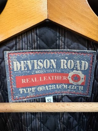 Icona Giacca Vera Pelle brand Devison Road vintage
