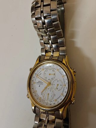 Reloj Festina Cronógrafo Alarma Oro/Plata