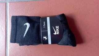 Conjunto 3 Pares Meias Nike Algodão Tamanho 35/40