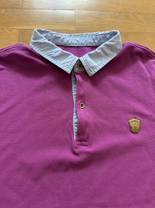 Polo Massimo Dutti Morado Talla XL
