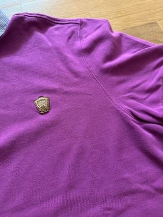 Polo Massimo Dutti Morado Talla XL