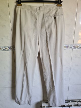 Lote de 3 pantalones Vestir blancos Talla M/L/XL