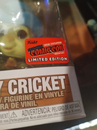 Funko Pop Jiminy Cricket 980 Disney Comic Con