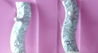 Pendientes perla blanca y plata