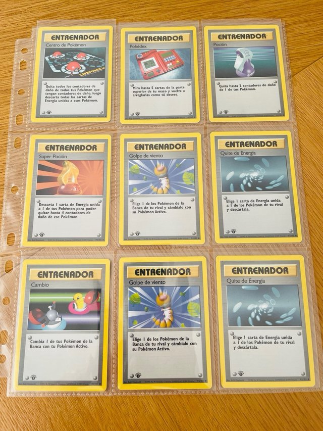 Lote 54 Cartas Pokémon 1ª Edición