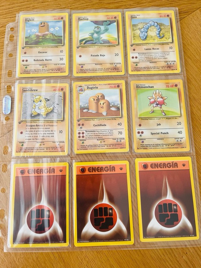 Lote 54 Cartas Pokémon 1ª Edición