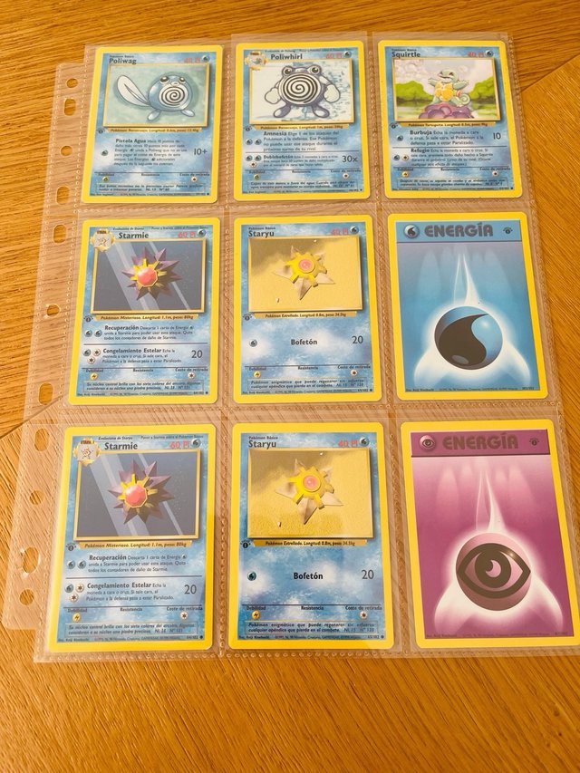 Lote 54 Cartas Pokémon 1ª Edición