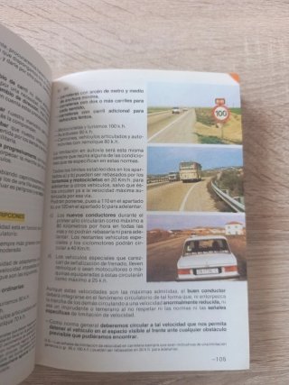 Libro autoescuela año 1987